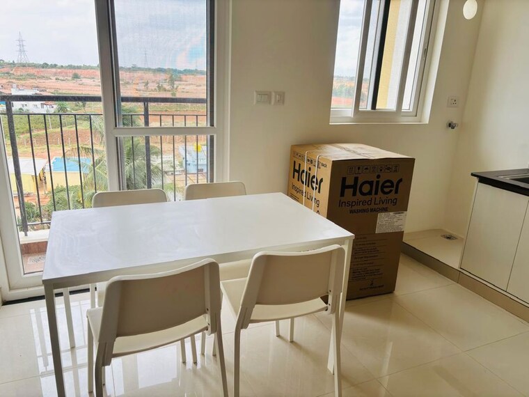 Dining area, sowparnika-indradhanush 2 Bedroom 865 Sq.Ft. Apartment In Hoskote Bangalore 10599763