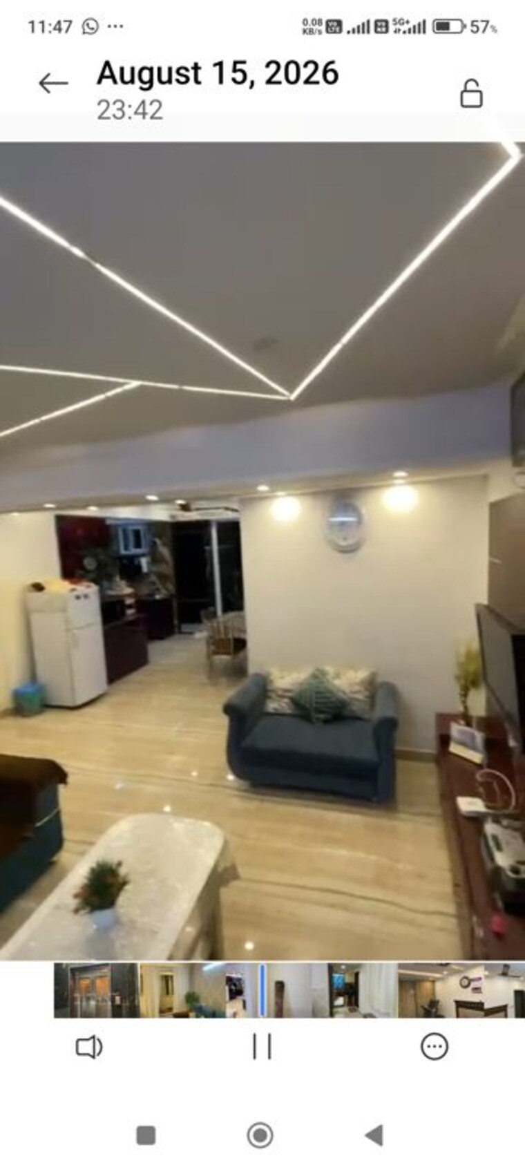 Living Room, rt nagar 3.5 Bedroom 1600 Sq.Ft. Apartment In Rt Nagar Bangalore 10599814
