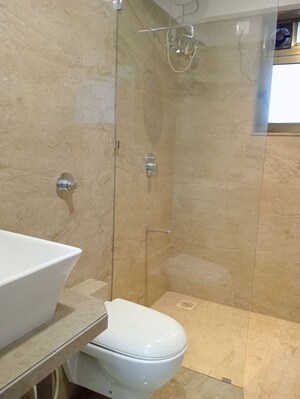 Bathroom in 3 BHK Apartment at Radius 64 Greens, Santacruz West – for Rent