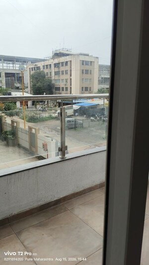 Balcony in 2 BHK Apartment at Northcape Venicia, Baner – for Rent