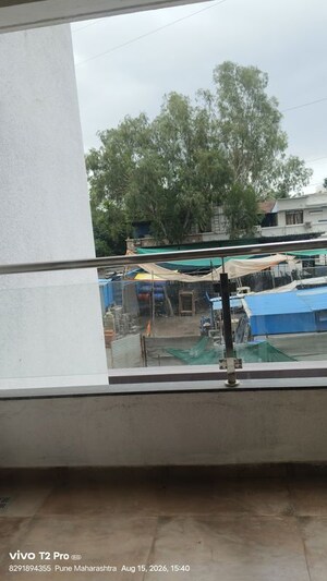 Balcony in 2 BHK Apartment at Northcape Venicia, Baner – for Rent