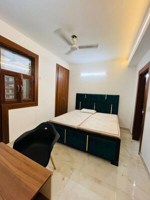 Bedroom in 1 BHK Builder Floor at Bhargava Palace, Sector 12 – for Rent