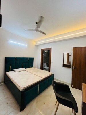 Bedroom in 1 BHK Builder Floor at Bhargava Palace, Sector 12 – for Rent