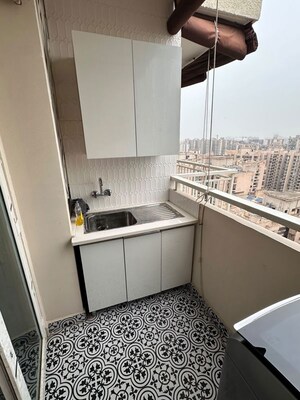 Balcony in 3 BHK Apartment at Amrapali Silicon City, Sector 76 – for Rent