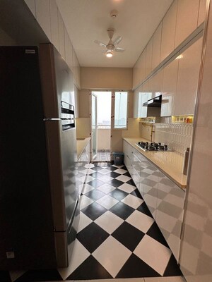 Kitchen in 3 BHK Apartment at Amrapali Silicon City, Sector 76 – for Rent