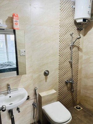 Bathroom in 2 BHK Apartment at Rustomjee Elanza, Malad West – for Rent