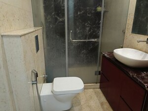 Bathroom in 3 BHK Builder Floor at Greater Kailash I – for Rent
