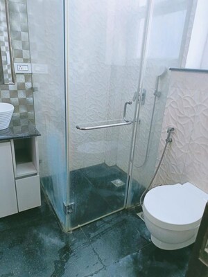 Bathroom in 3 BHK Builder Floor at Greater Kailash I – for Rent
