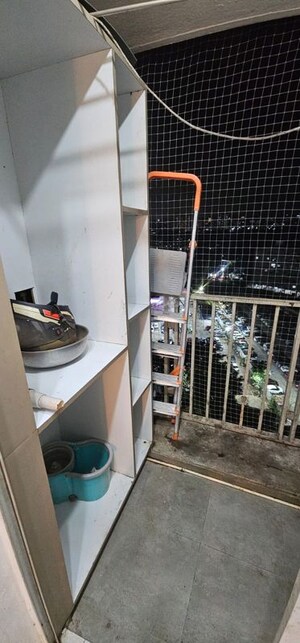 Balcony in 2.5 BHK Apartment at Legacy Bliss, Wakad – for Rent