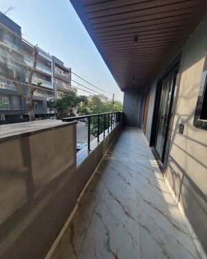 Balcony in 4 BHK Builder Floor at Green Fields Colony – for Sale