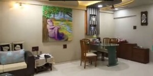 Living Room in 2 BHK Apartment at Velentine Tower, Goregaon East – for Rent