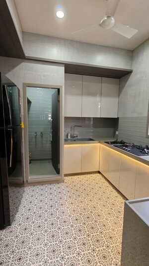 Kitchen in 4 BHK Apartment at Rakhangi Mahal, Worli – for Rent