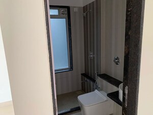 Bathroom in 1 BHK Apartment at Aspen Park, Goregaon East – for Rent