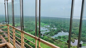 Balcony in 3 BHK Apartment at Shanti Green Palms, Ghansoli – for Sale