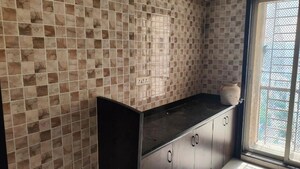 Kitchen in 3 BHK Apartment at Shanti Green Palms, Ghansoli – for Sale