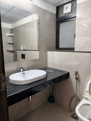 Bathroom in 3 BHK Apartment at Adani Samsara Vilasa, Sector 63 – for Rent