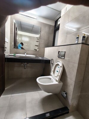 Bathroom in 3 BHK Apartment at Adani Samsara Vilasa, Sector 63 – for Rent