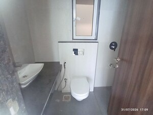 Bathroom in 2 BHK Apartment at Sheth Zuri, Laxmi Nagar – for Rent