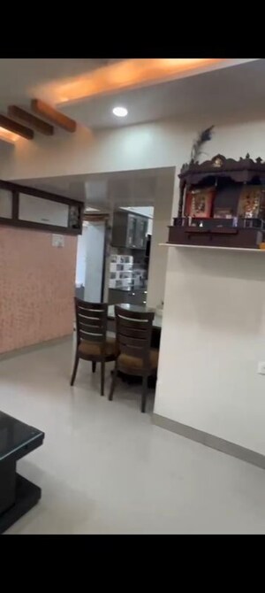 Dining Room in 2 BHK Apartment at Haware Estate, Kasarvadavali – for Rent