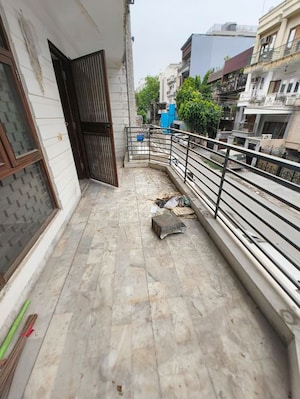 Balcony in 3 BHK Builder Floor at Greater Kailash I – for Rent