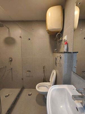 Bathroom in 3 BHK Builder Floor at Greater Kailash I – for Rent