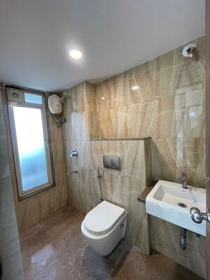 Bathroom in 2 BHK Apartment at Lodha Amara, Kolshet Road – for Rent