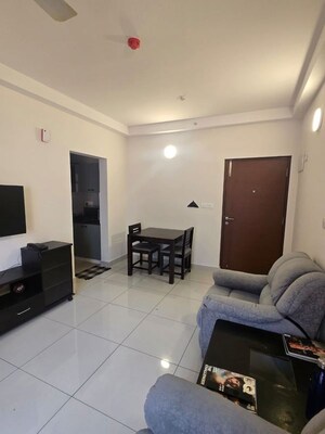 Living Room in 1 BHK Apartment at Prestige Finsbury Park Hyde, Bagaluru – for Rent
