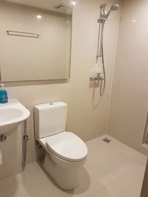 Bathroom in 1 BHK Apartment at Hiranandani Estate Solitaire C, Ghodbunder Road – for Sale