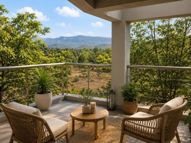 Balcony, shirdhon 2.5 Bedroom 2000 Sq.Ft. Villa In Shirdhon Raigad 10600226