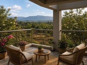 Balcony in 2.5 BHK Villa at Shirdhon – for Sale