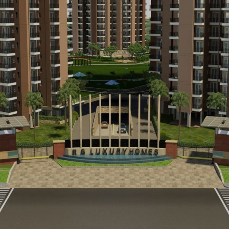 Exterior View, rg-luxury-homes 3 Bedroom 1175 Sq.Ft. Apartment In Sector 16b Greater Noida Greater Noida 10600248