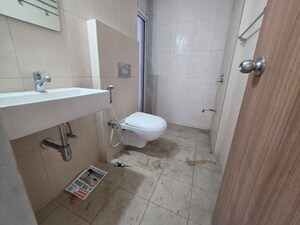 Bathroom in 3 BHK Apartment at Godrej Emerald, Ghodbunder Road – for Rent