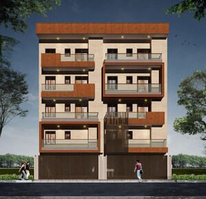 3 BHK Builder Floor – Exterior View View at Green Fields Colony - for Sale