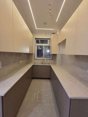 Kitchen in 3 BHK Builder Floor at Green Fields Colony – for Sale