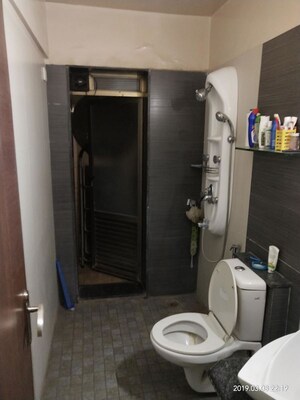 Bathroom in 3 BHK Apartment at Regency Towers, Kavesar – for Rent