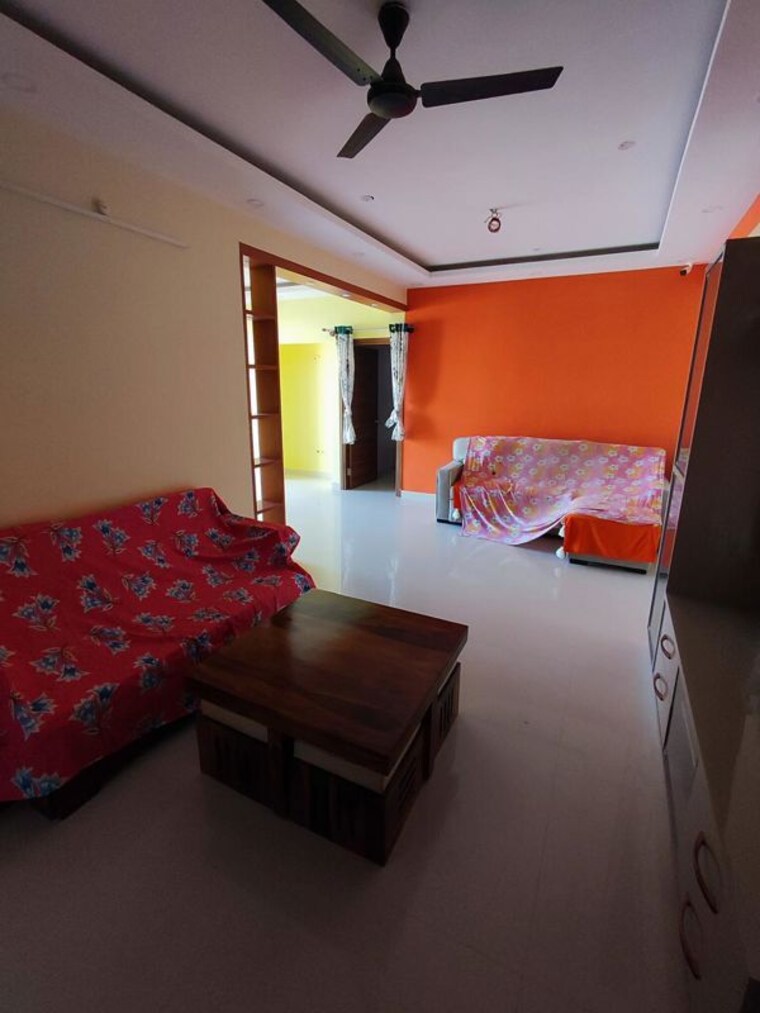 Living Room, thipparthi-fort-house-apartment 2 Bedroom 891 Sq.Ft. Apartment In Amrutahalli Bangalore 10600345