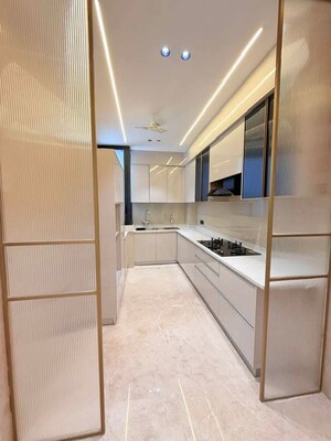Kitchen in 2 BHK Builder Floor at Alphacorp Sky1, Sector 15 – for Rent
