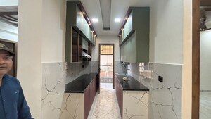 Kitchen in 2 BHK Builder Floor at Kingson Green Villa Phase 2, Panchsheel Green – for Sale