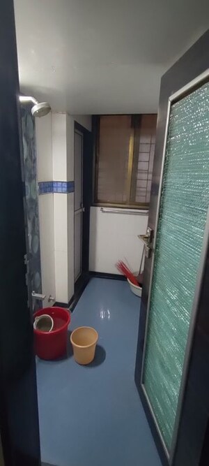 Bathroom in 2 BHK Apartment at Swastik Residency 1, Ghodbunder Road – for Sale