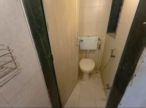 Bathroom in 1 BHK Apartment at Puranik City, Kasarvadavali – for Rent