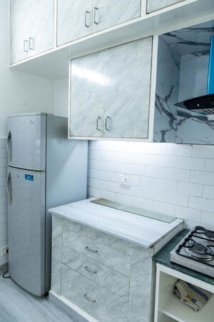 Kitchen in 3 BHK Builder Floor at Anand Niketan – for Rent