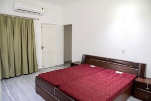 Bedroom in 3 BHK Builder Floor at Anand Niketan – for Rent