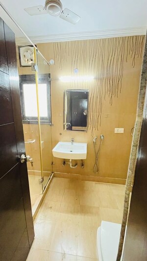 Bathroom in 3 BHK Builder Floor at Panchsheel Enclave – for Rent