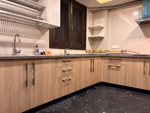 Kitchen in 3 BHK Builder Floor at Sukhdev Vihar – for Rent