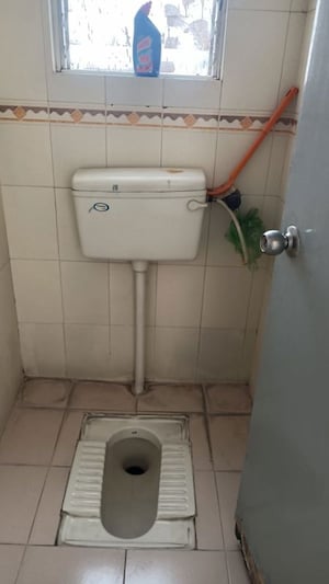 Bathroom in 2.5 BHK Apartment at Shrawandhara Apartment, Hadapsar – for Rent