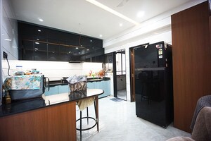 Kitchen in 3 BHK Apartment at Hanspura – for Sale