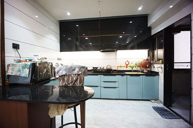 Kitchen, hanspura 3 Bedroom 264 Sq.Yd. Apartment In Hanspura Ahmedabad 10600632