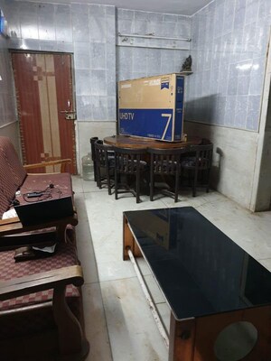Living Room in 2 BHK Apartment at Kopar Khairane Sector 1 – for Rent