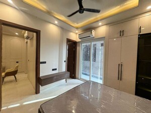Master Bedroom in 1 BHK Builder Floor at Sushant Lok I – for Rent