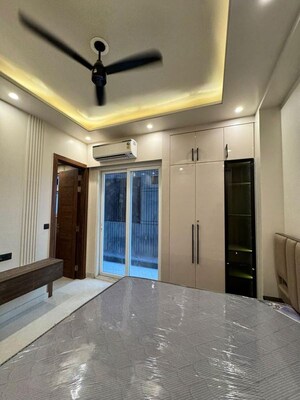 Bedroom in 1 BHK Builder Floor at Sushant Lok I – for Rent